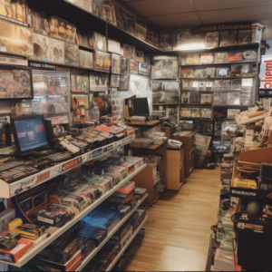 Video game store